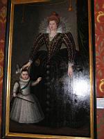 Blois, Chateau, Tableau, Marie de Medicis et le Dauphin